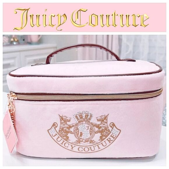 Juicy Couture Heritage Velour Cosmetic Case - Picture 2 of 8